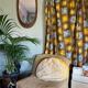 60s mirror in Italian wood