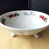 L'Hirondelle porcelain tripod fruit drainer