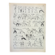 Engraving • Fencing, fighting, sport, sword • Original and vintage poster from 1898