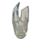 Asymmetrical crystal vase by Schneider from the 1960s - 1970s.