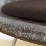 Seal Brown DAX fiberglass chair by Charles & Ray Eames for Herman Miller