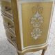 Commode en bois peint style renaissance italienne