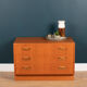 Retro teak 1960s g plan fresco chest of drawers