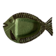 Small fish dish in glazed earthenware Dieulefit 1960
