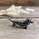 6 vintage dog knife holders