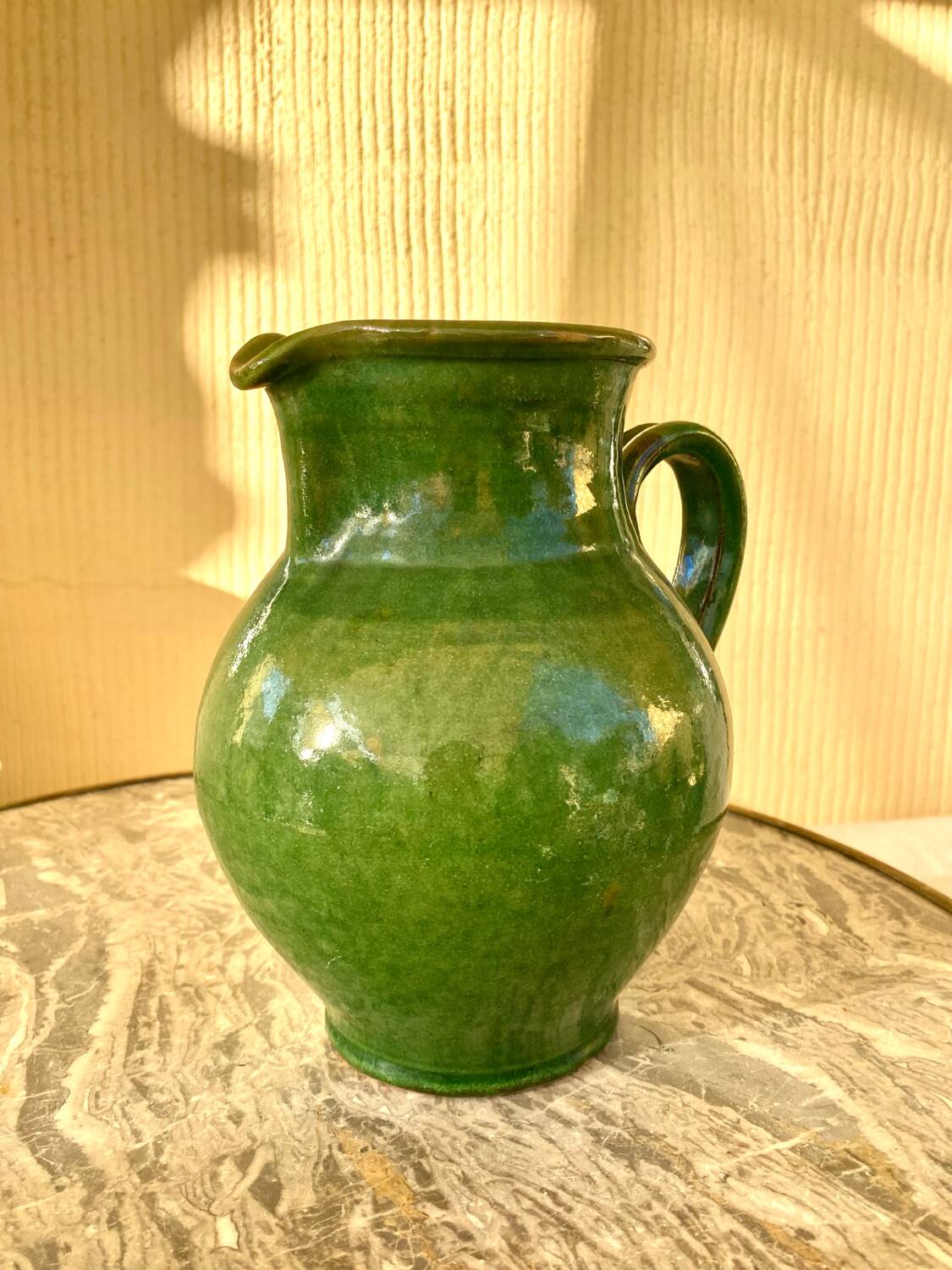 EDM Soreze glazed terracotta carafe
