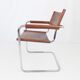 Matteo Grassi MG5 set of 4 leather cantilever chairs