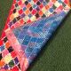 Carpet Harlequin boucherouite unique piece, 192 x 85