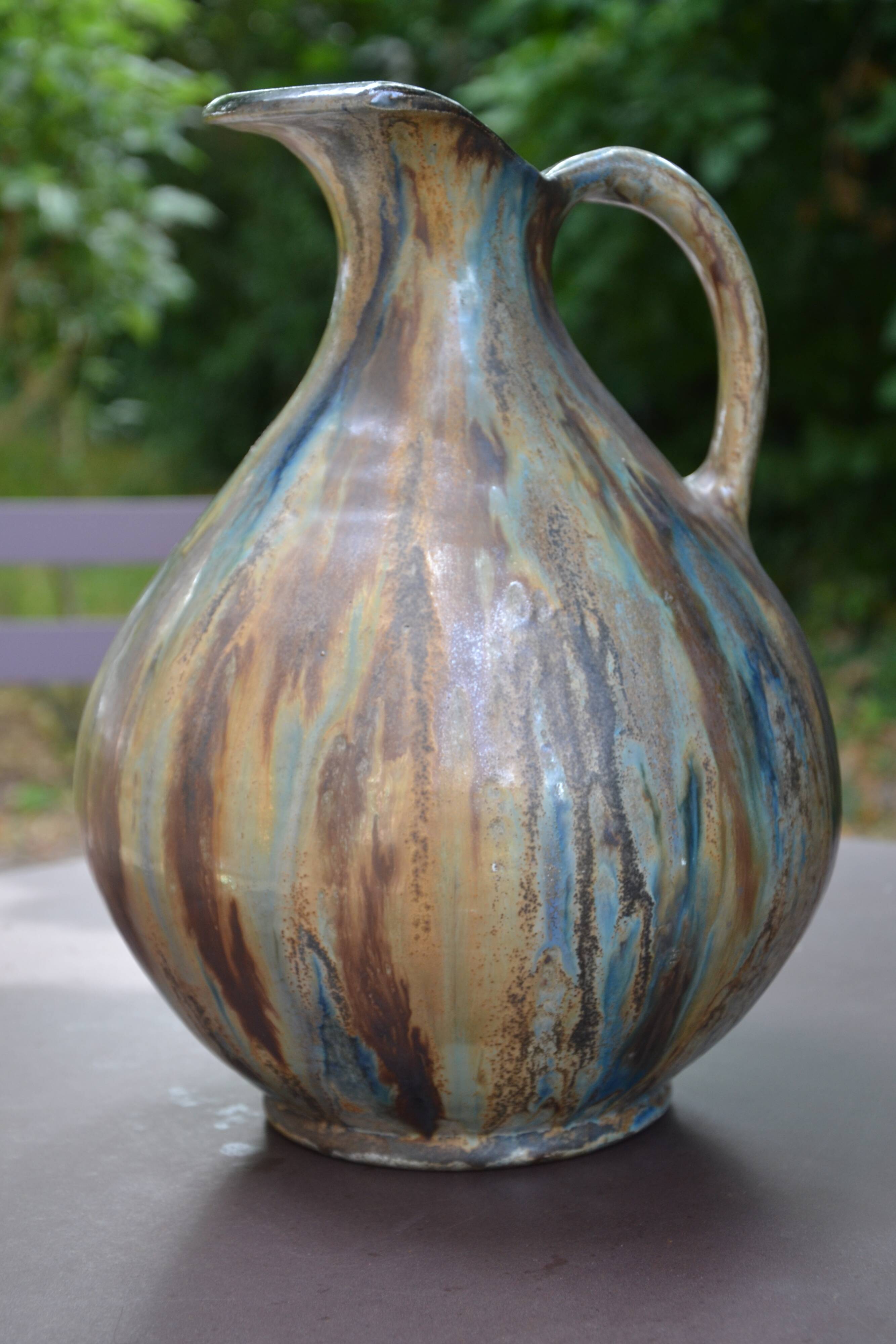 Large vase Roger Guerin Bouffioulx 1930