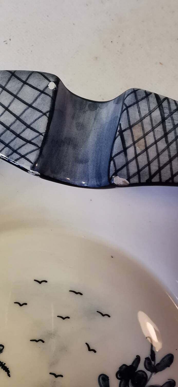 Large sant' anna pottery cigar ashtray portugal