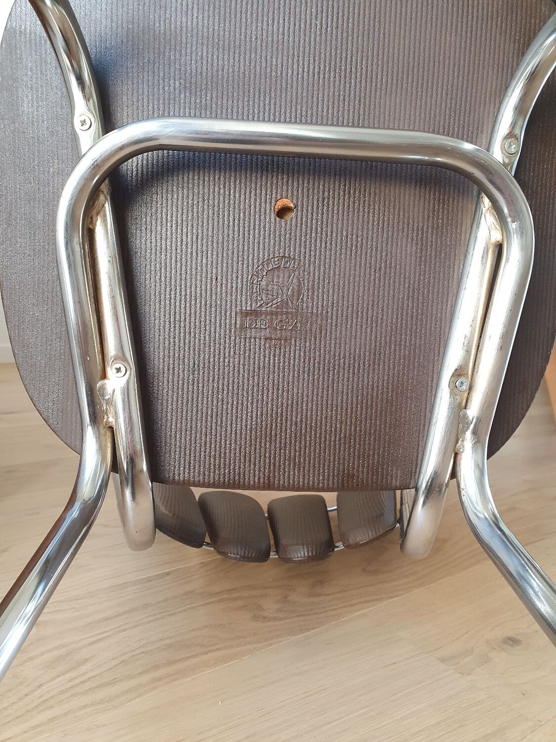 Pair of LeGal vintage petal chairs