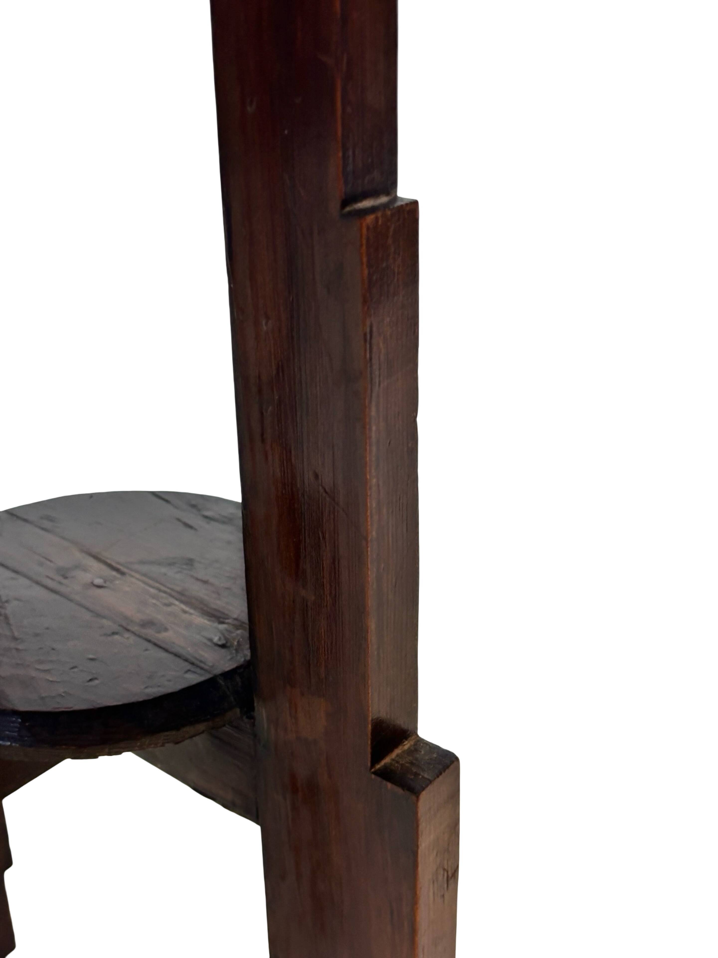 Support de plante Art Déco table d'appoint design École d'Amsterdam minimaliste