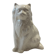 Chat en céramique beige