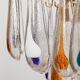 La Murrina glass chandelier, 1980s, Italy.