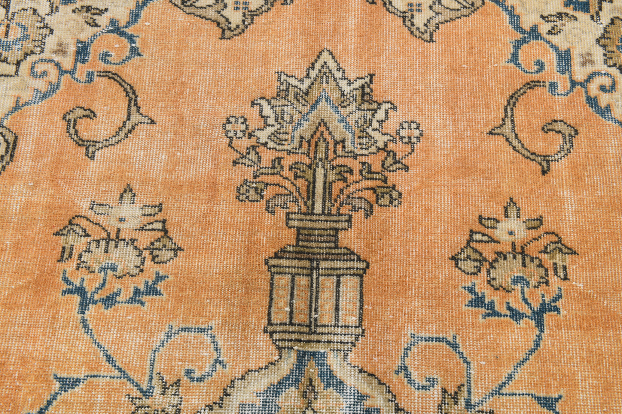 6x9 Antique Turkish Vintage Rug, 180x285Cm