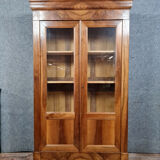 Louis Philippe walnut period library circa 1830