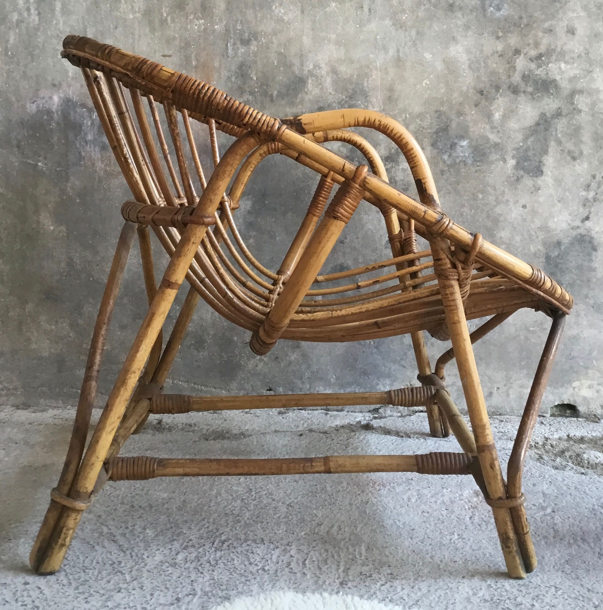 Pair of armrests with armrests vintage 1960