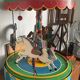 Rare vintage wooden carousel