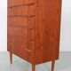 Mid-Century Modern Danish Chest of Six Drawers, Tallboy in Teak, Denmark, 1960