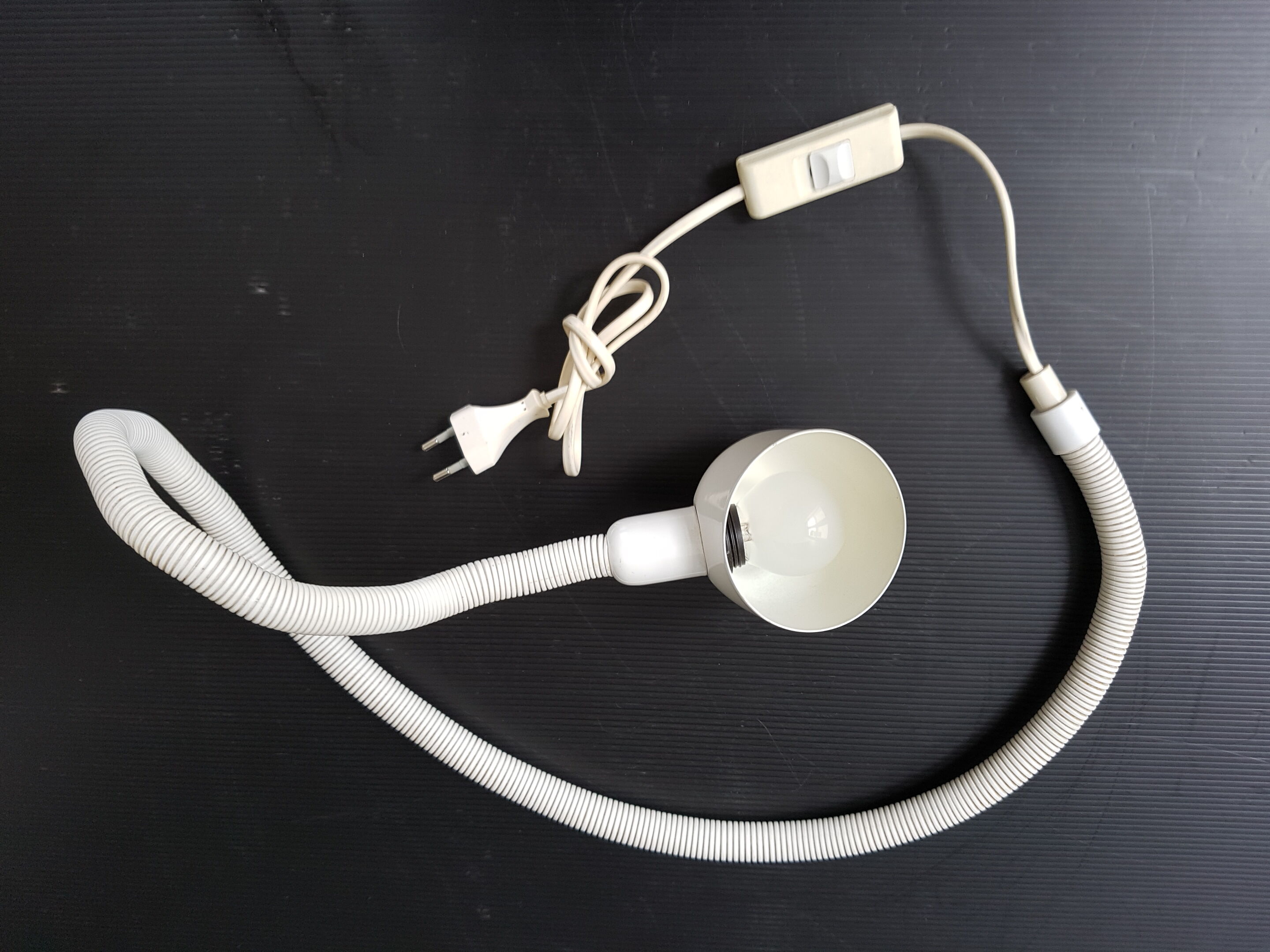 Lampe serpent années 70