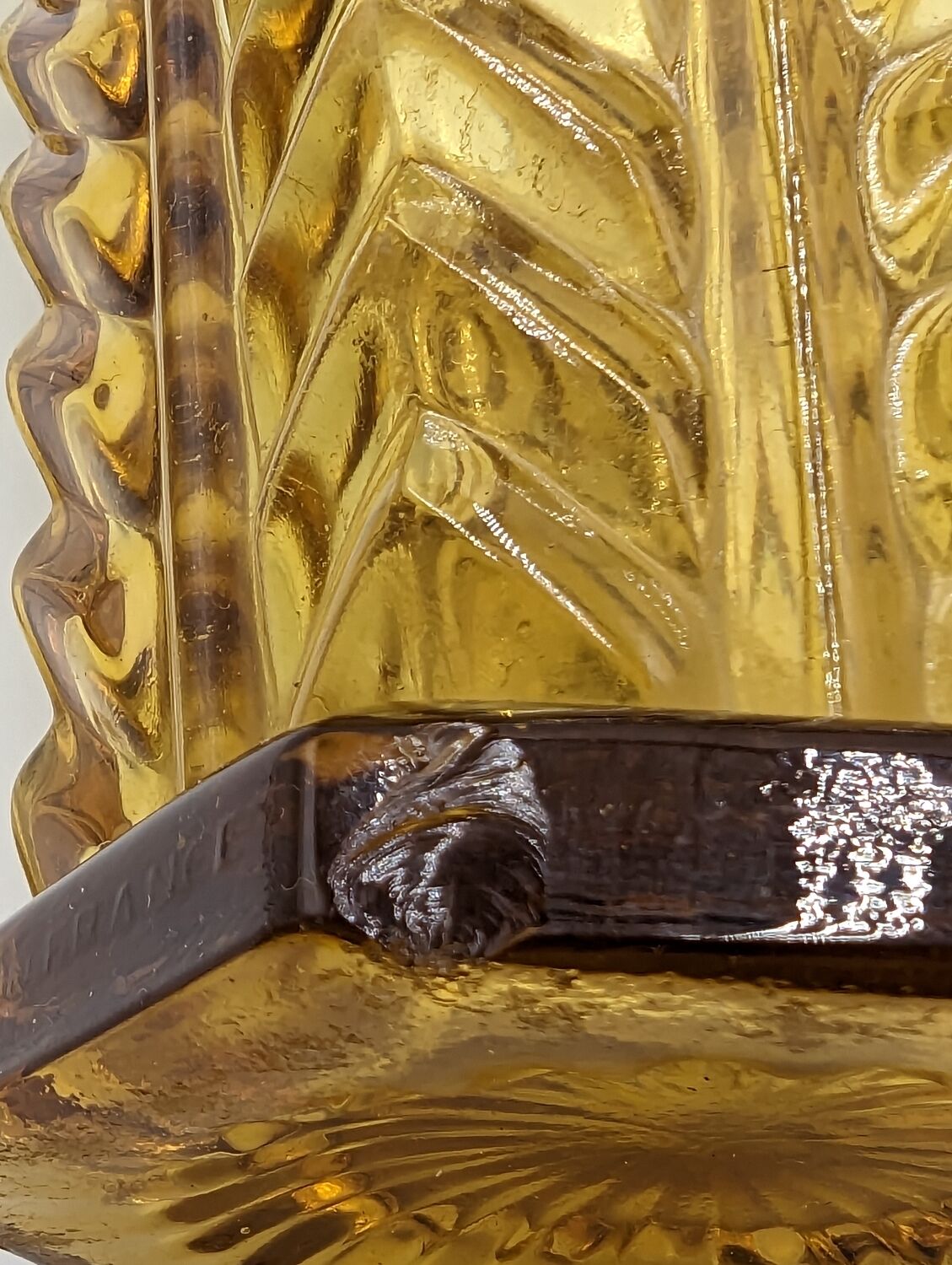 Vase en verre