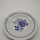 Lot of 6 flat plates and a round Lunéville dish