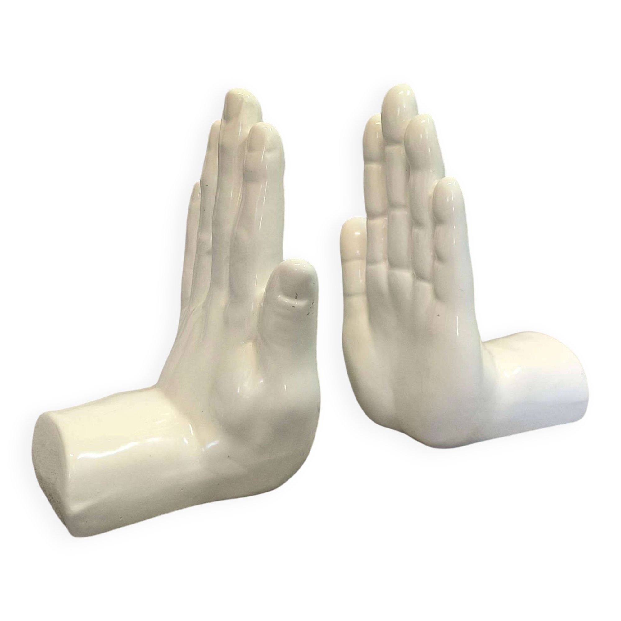 Vintage ceramic bookends