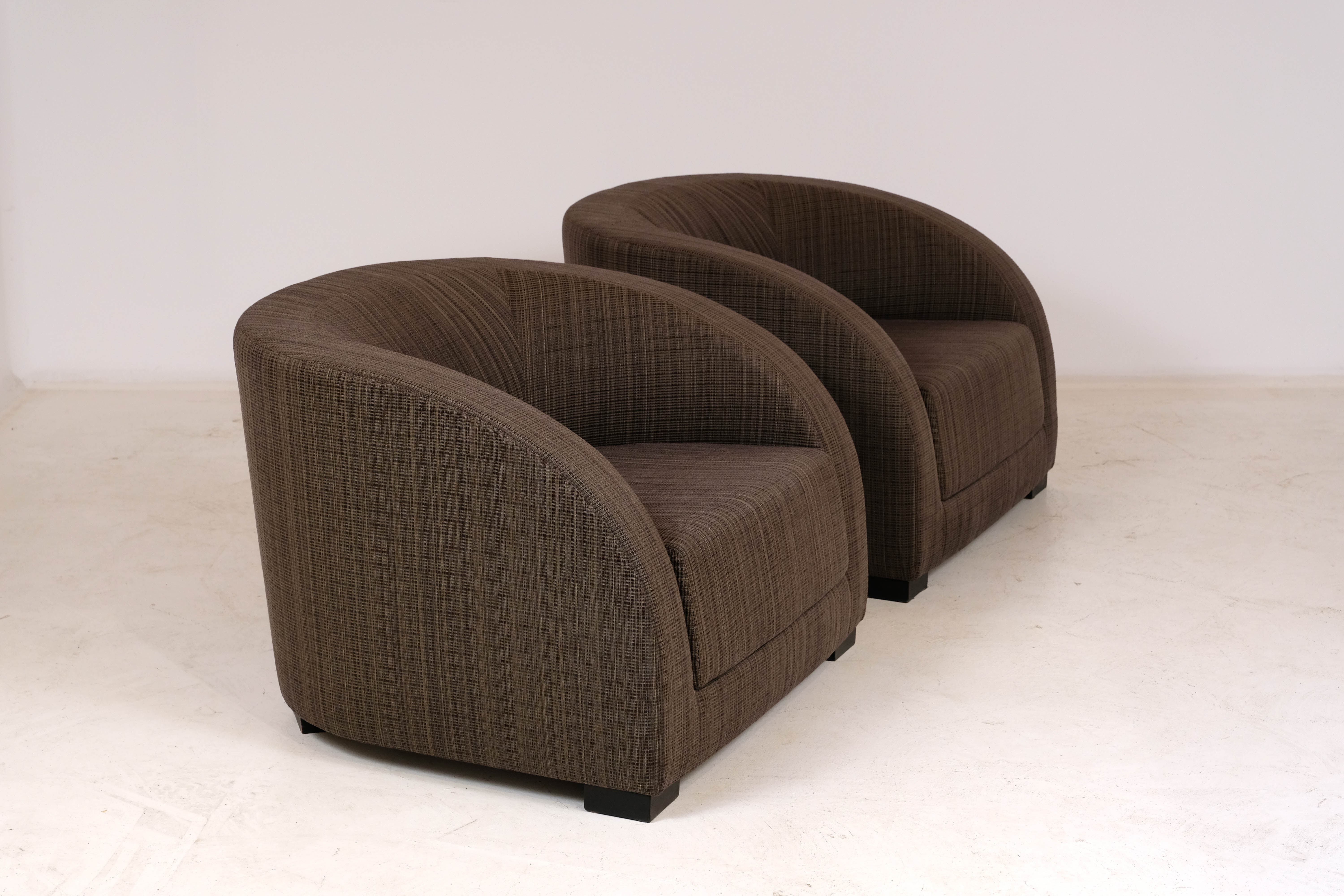Paire de fauteuils d’Essex par Armani Casa