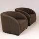 Paire de fauteuils d’Essex par Armani Casa