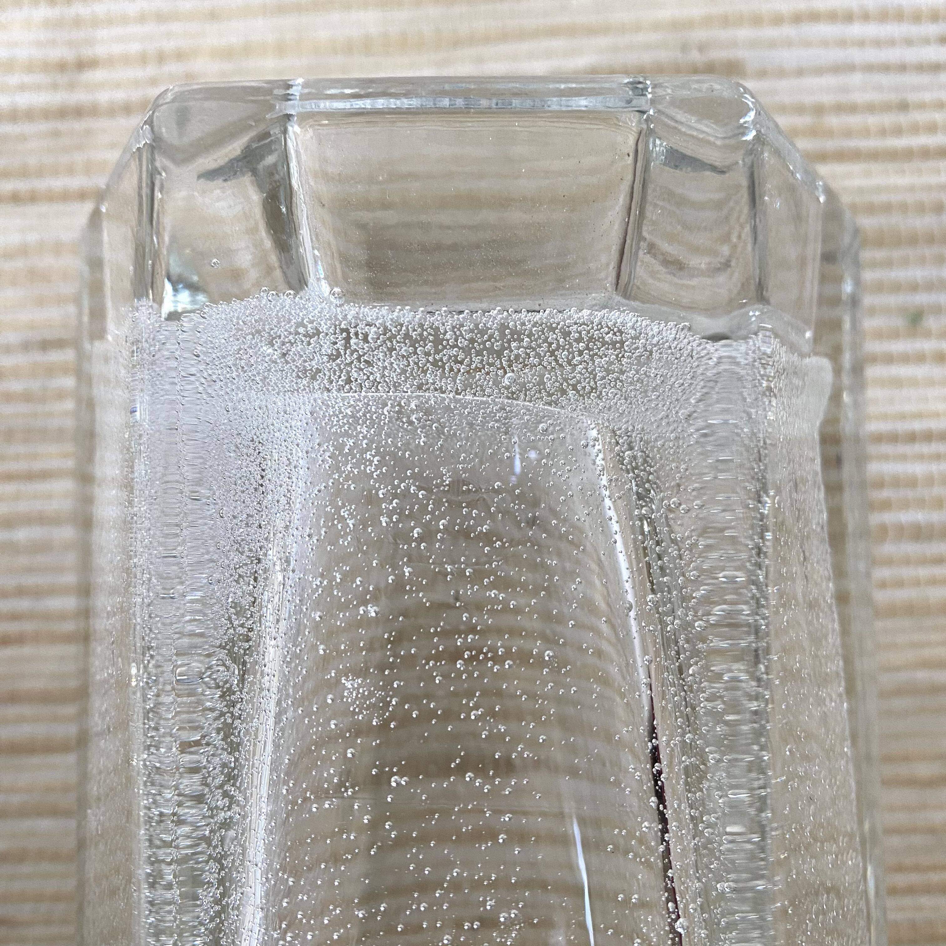 Pair of vintage Glashütte Limburg wall lights