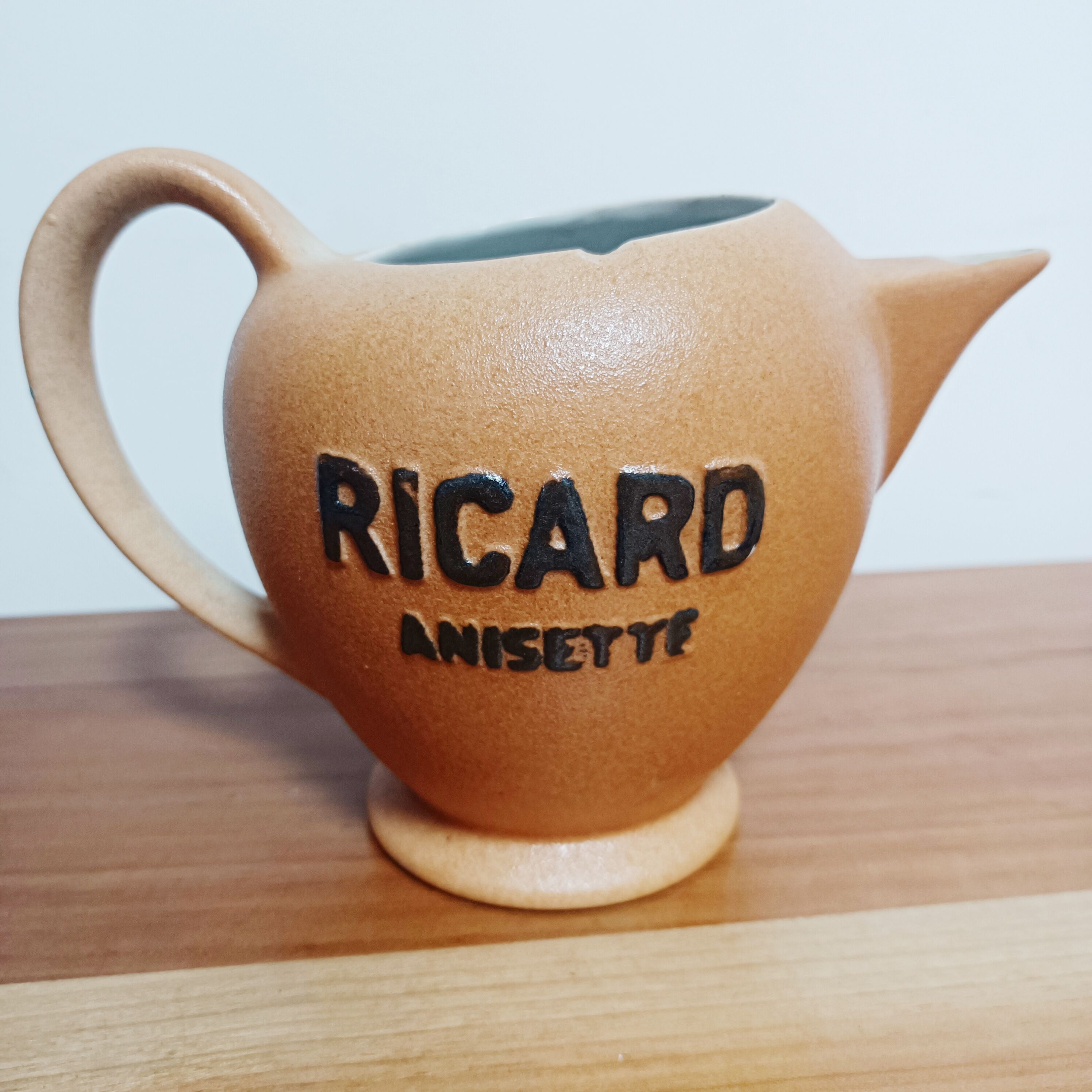 Stoneware pitcher Ricard anisette