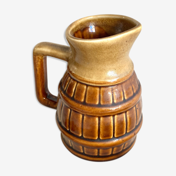 Pitcher barrel in glazed stoneware