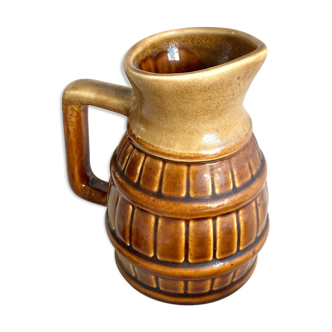 Pitcher barrel in glazed stoneware