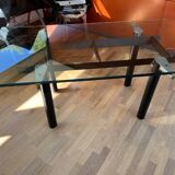 Glass dining table