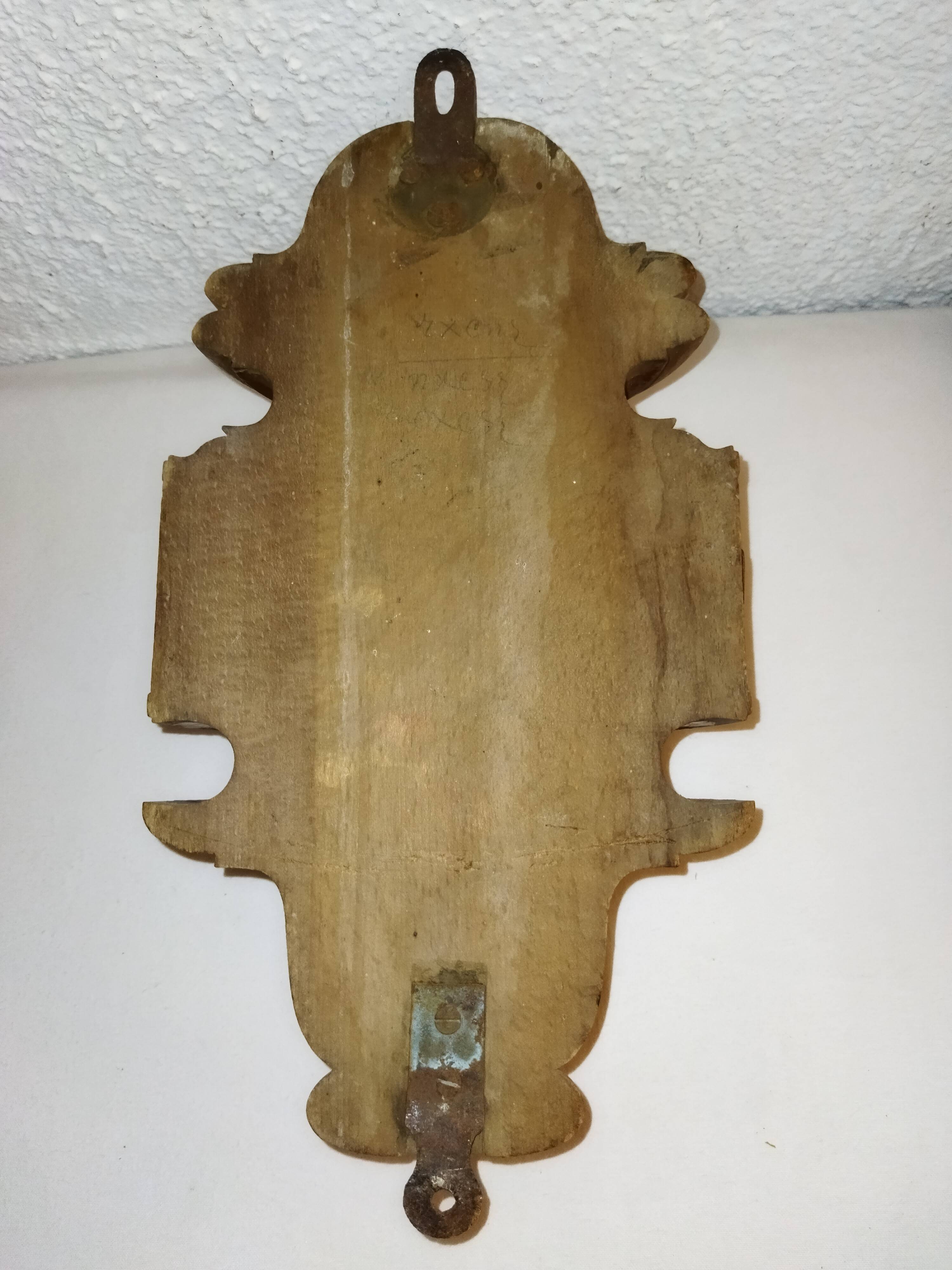 Old bistro wall coat rack