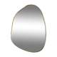 Gilded brass mirror 51 cm