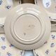 8 assiettes plates porcelaine vintage K&G Luneville "Flore" 1950s petites fleurs bleues