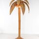 "Palm tree" floor lamp in rattan