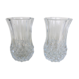 Pair of crystal vases