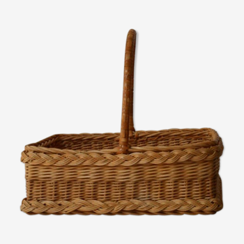 Panier fond en bois