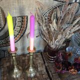 Copper candlesticks