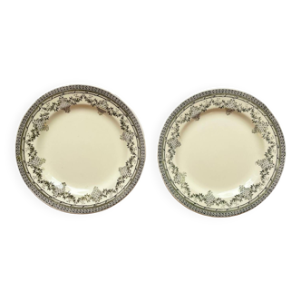Assiette plate ovale blanche - Achat / Vente pas cher