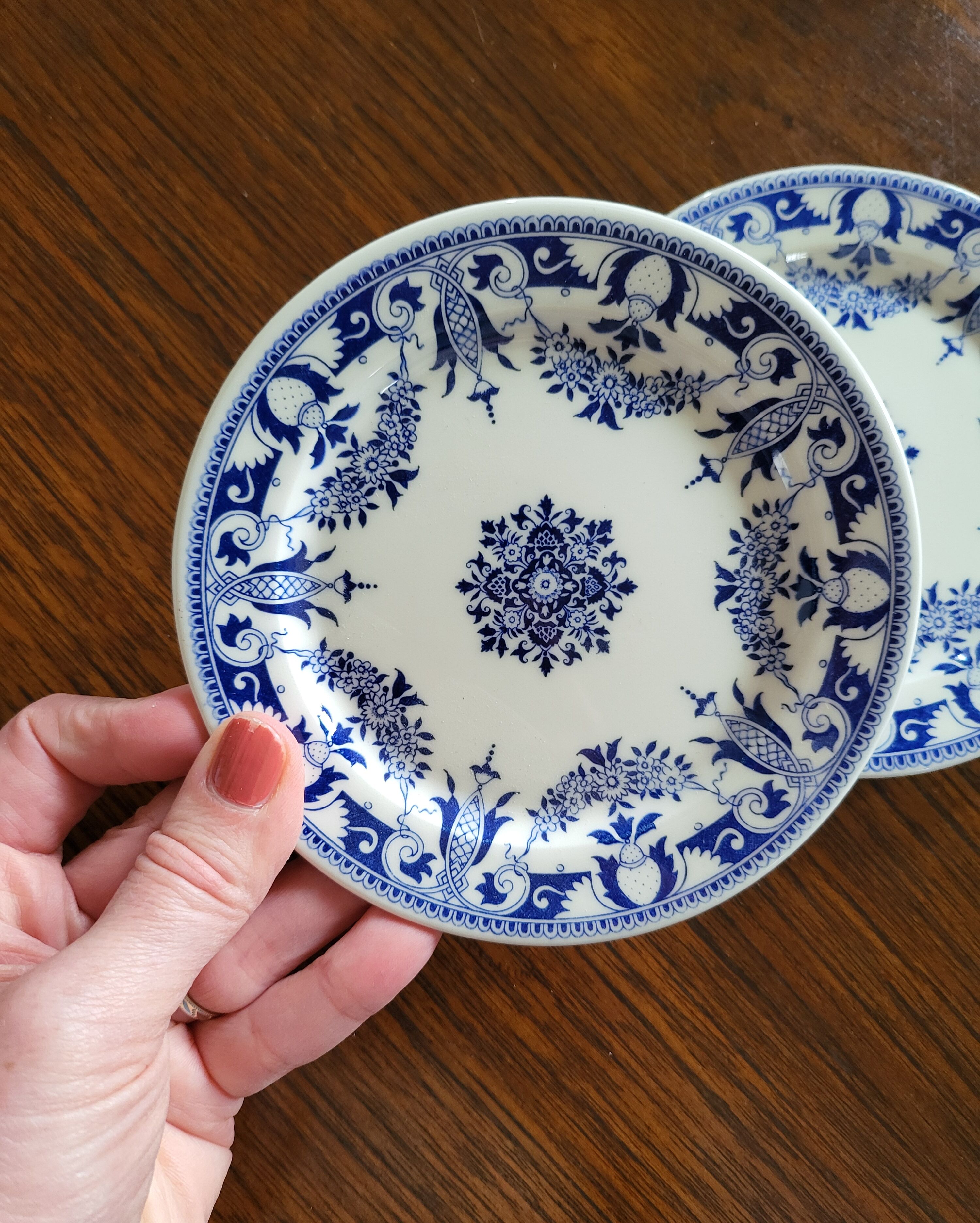 2 porcelain coasters from gien