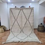 Handmade wool Berber rug 250x150 cm