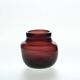 Set of five purple vases by Claude Morin, circa 1980