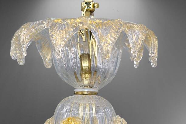 Venetian lustre in Murano glass and gold leaf