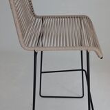 Tabouret de bar cenote en lins