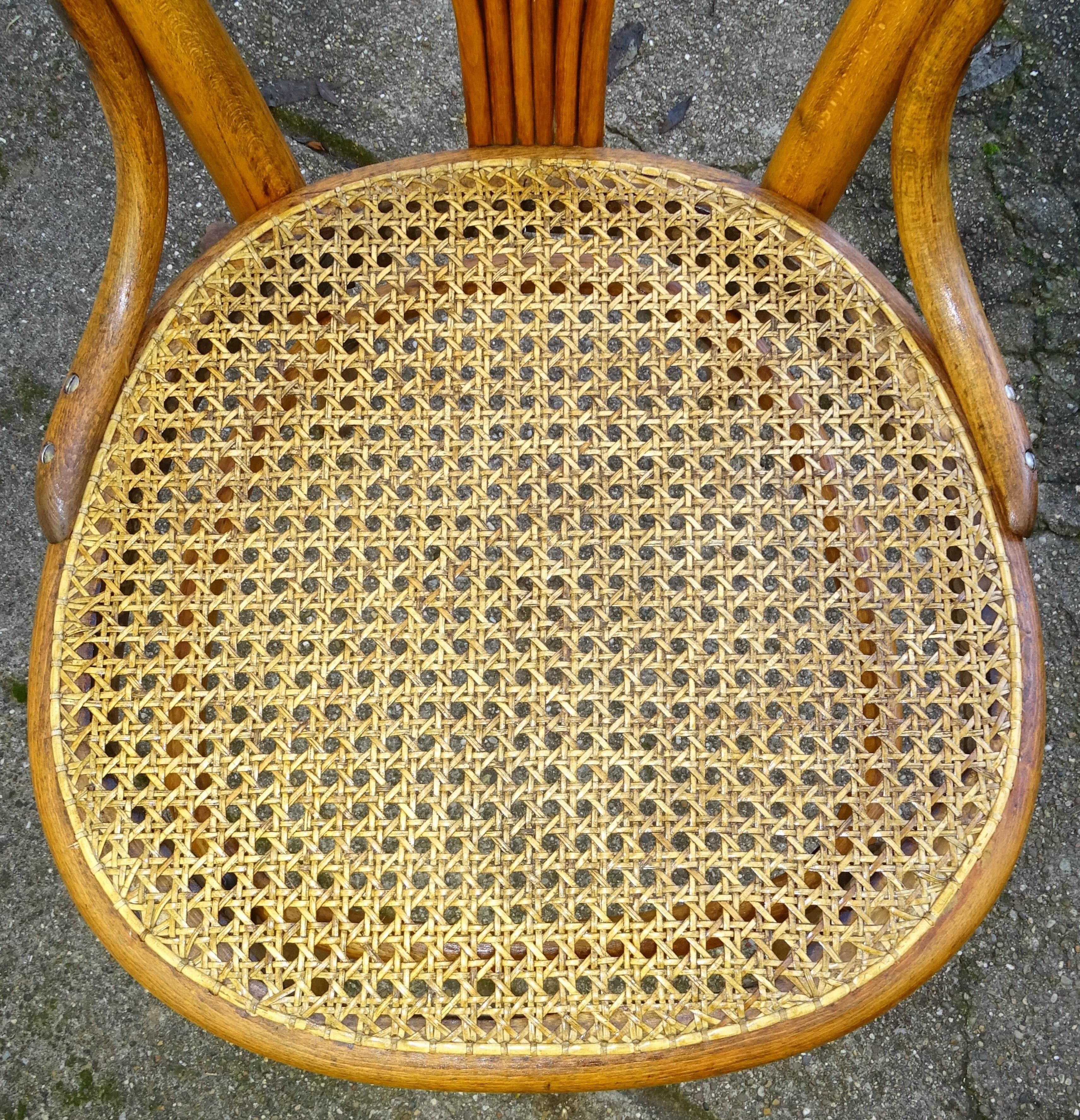 Bistrot de Vienne, chair Thonet N°25 Ca, 1880
