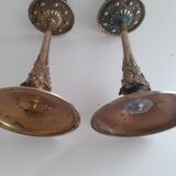 Paire de bougeoirs anciens