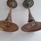 Pair of antique candle holders